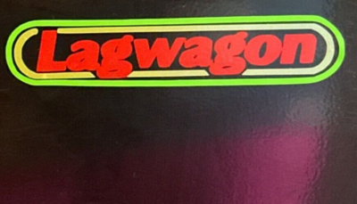 New LAGWAGON Custom Punk Band Decal Sticker Vinyl Handmade Red