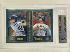 Ichiro / Albert Pujols [Gold] #T99 Prices | 2001 Topps Traded