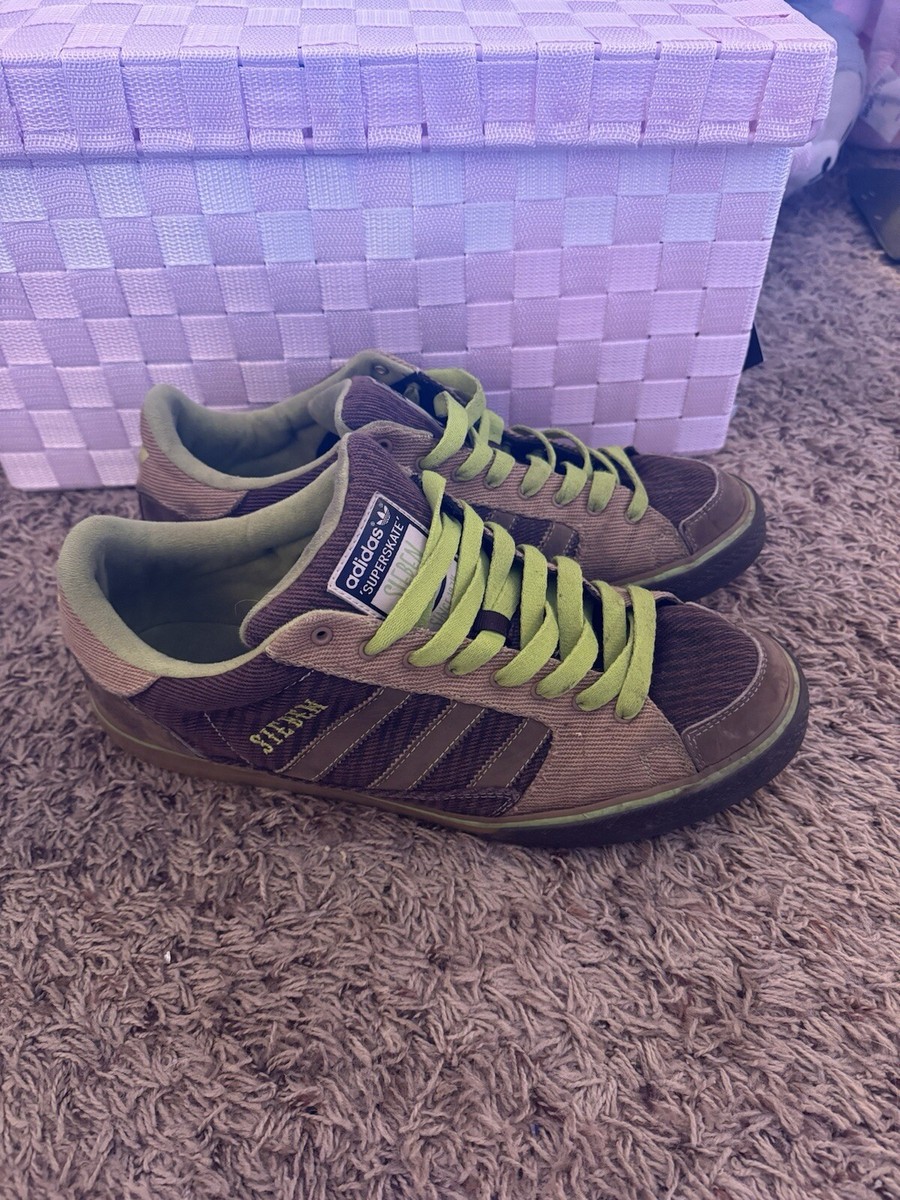 Adidas x Michael Sieben Vulcan Superskate Low 2008 Hemp Mens sz 13