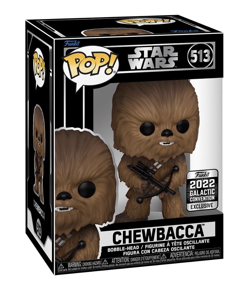 Funko Pop! Chewbacca 2022 Galactic Convention Exclusive In Hand +