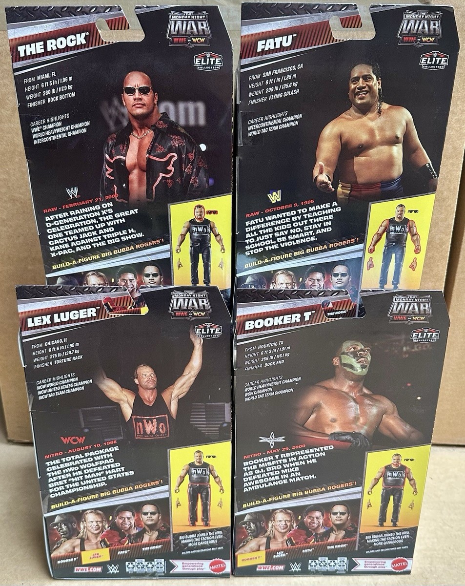 WWE Elite Monday Night Wars Complete Set of 4, (Series 9) w/ nWo