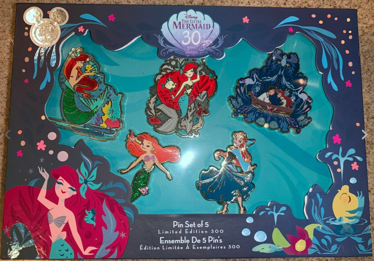 2019 Disney D23 Expo Little Mermaid 30th Anniversary Ariel Boxed