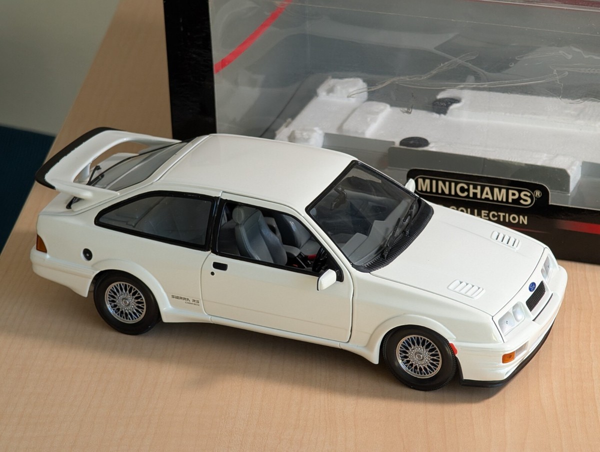 MINICHAMPS 1:18 - FORD SIERRA RS COSWORTH 1988 - White RHD | eBay