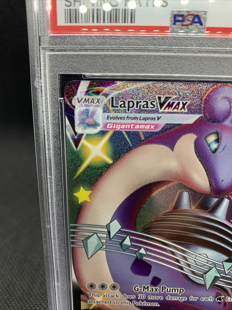 2021 Pokemon Shining Fates Lapras VMAX PSA 10 (sv111/sv122