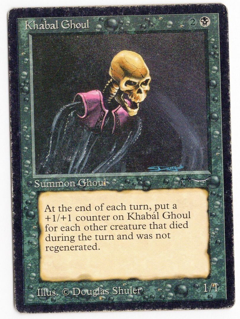 Khabal Ghoul MTG - ENGLISH - MP - Arabian Nights Uncommon Reserve