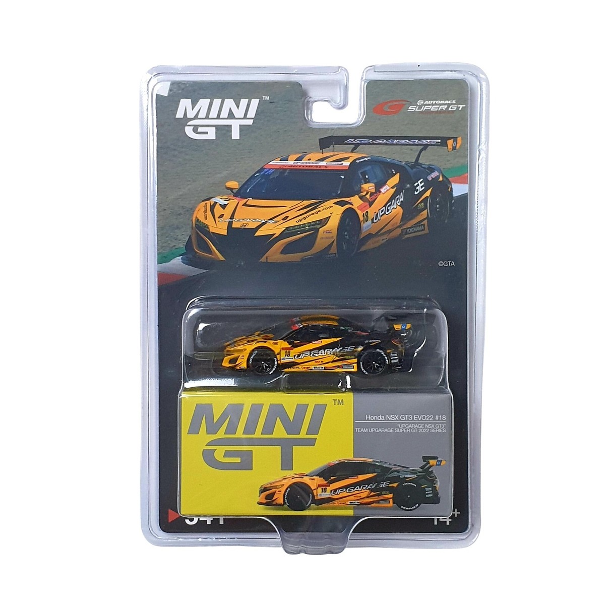 Mini GT 541 Honda NSX GT3 EVO22 #18 TEAM UPGARAGE 2022 Super GT