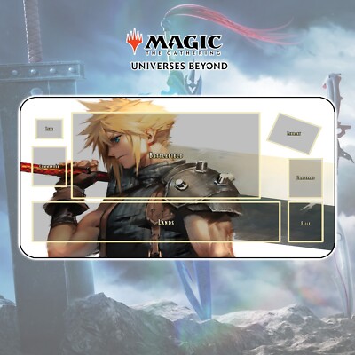 限定品】プレイマット FF7 クラウド・ストライフ 【MTG】 限定品