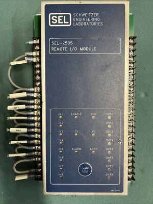 Schweitzer SEL-2505 Remote I/O Module 2505414XX | eBay