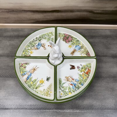 Pottery Barn Beatrix Potter Peter Rabbit Lazy Susan Multicolor