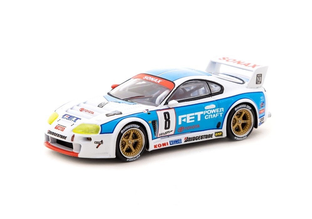 TARMAC WORKS Hobby64 Toyota Supra GT JGTC 1995 Diecast Model Car 1