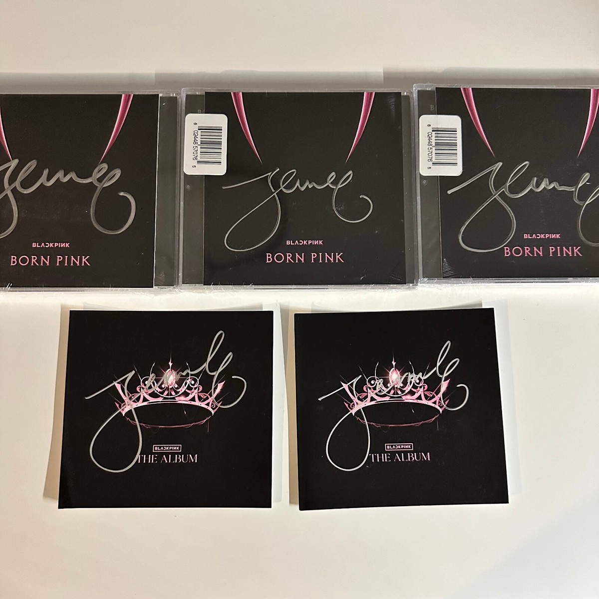 BLACKPINK Born Pink The Album Official Jennie Signed Art Card