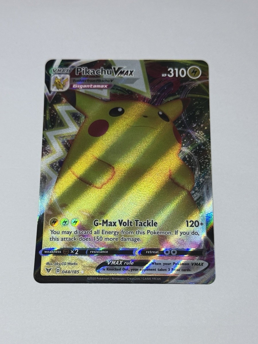 Pokémon Pikachu TCG VMAX Vivid Voltage Holo Ultra Rare Card 044
