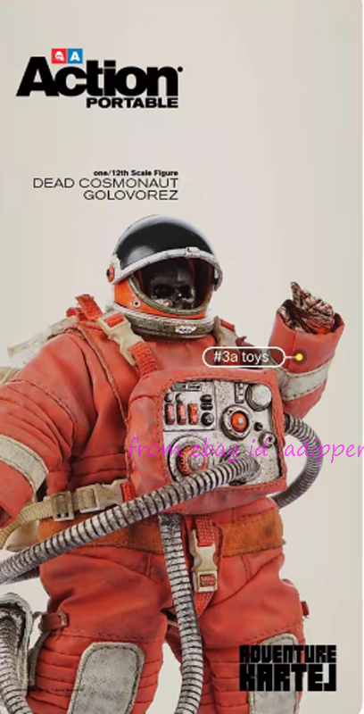Perfect 3a Toys 1/12 Dead Cosmonaut Golovorez Action Figure In