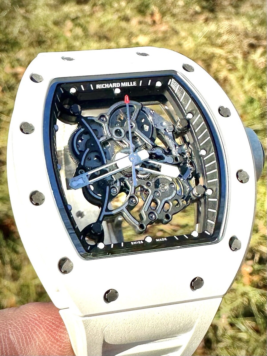 Richard Mille Bubba Watson White Ceramic RM055 - MINT Condition | eBay
