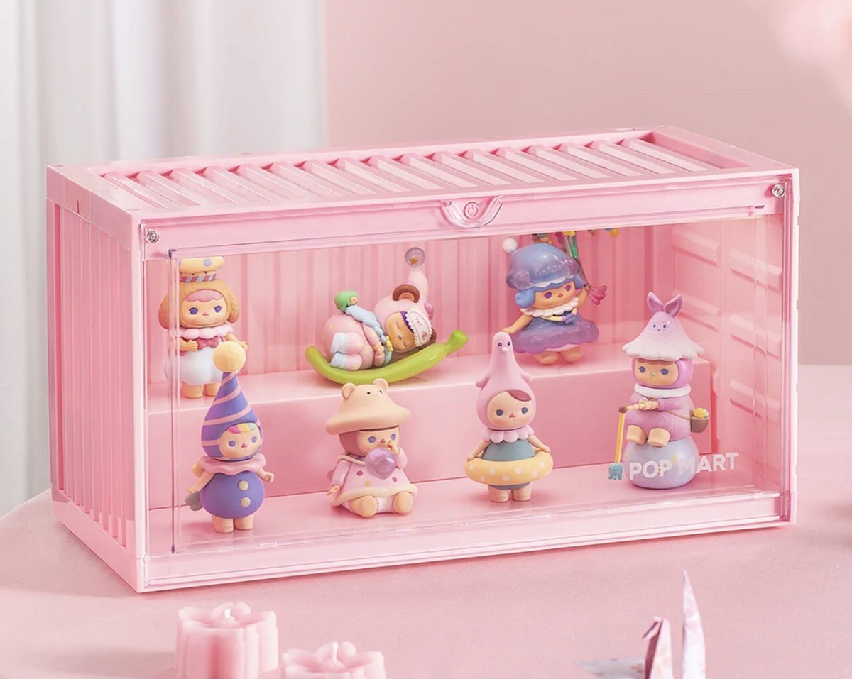 POPMART POP MART Luminous Container Box Pink Brand New In Box