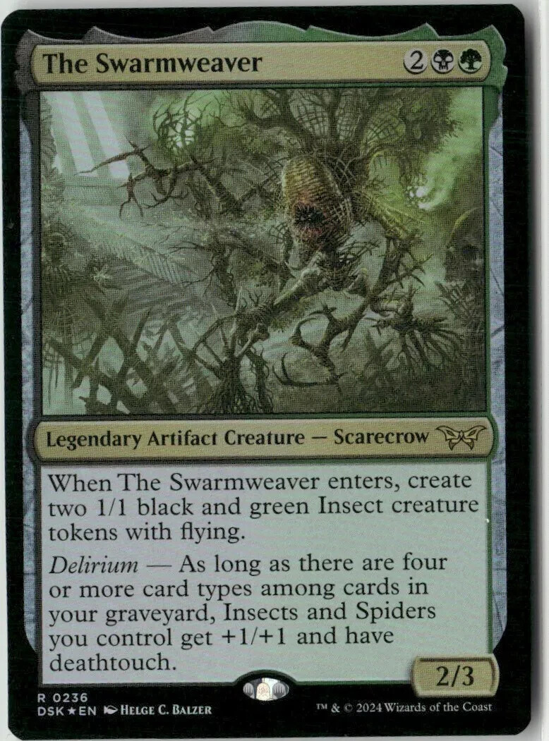 FOIL The Swarmweaver - Duskmourn - NM - MtG | eBay