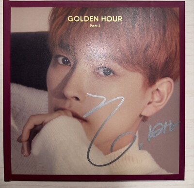 ATEEZ [GOLDEN HOUR : Part.1] HONGJOONG Autographed Signed Album