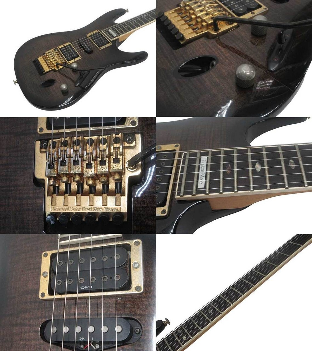 Ibanez] S540FM TKS Transparent Black Sunburst Gold Hardware Made