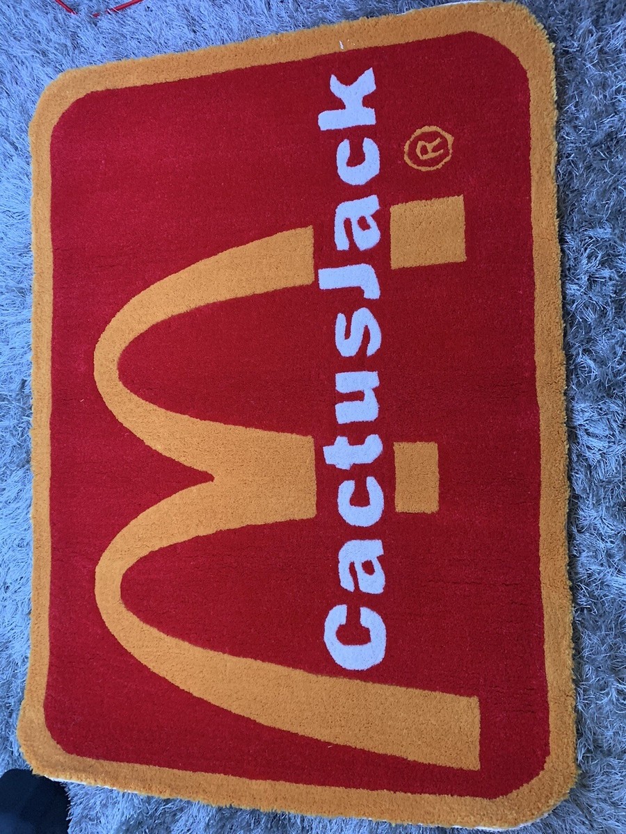 Travis Scott x McDonalds x Cactus Jack CJ Arches Rug RED & YELLOW