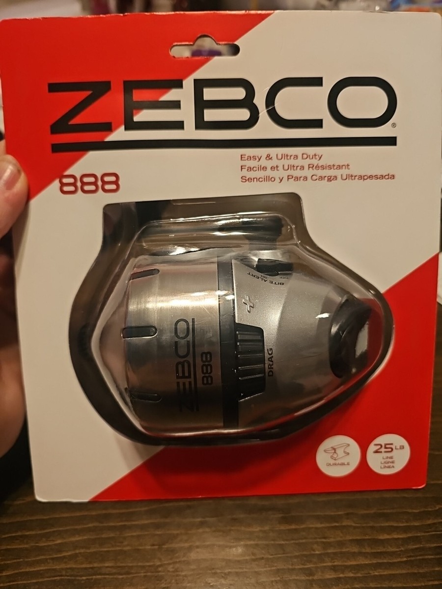 ZEBCO 888 spincast reel durable all-metal gears 25lb line easy