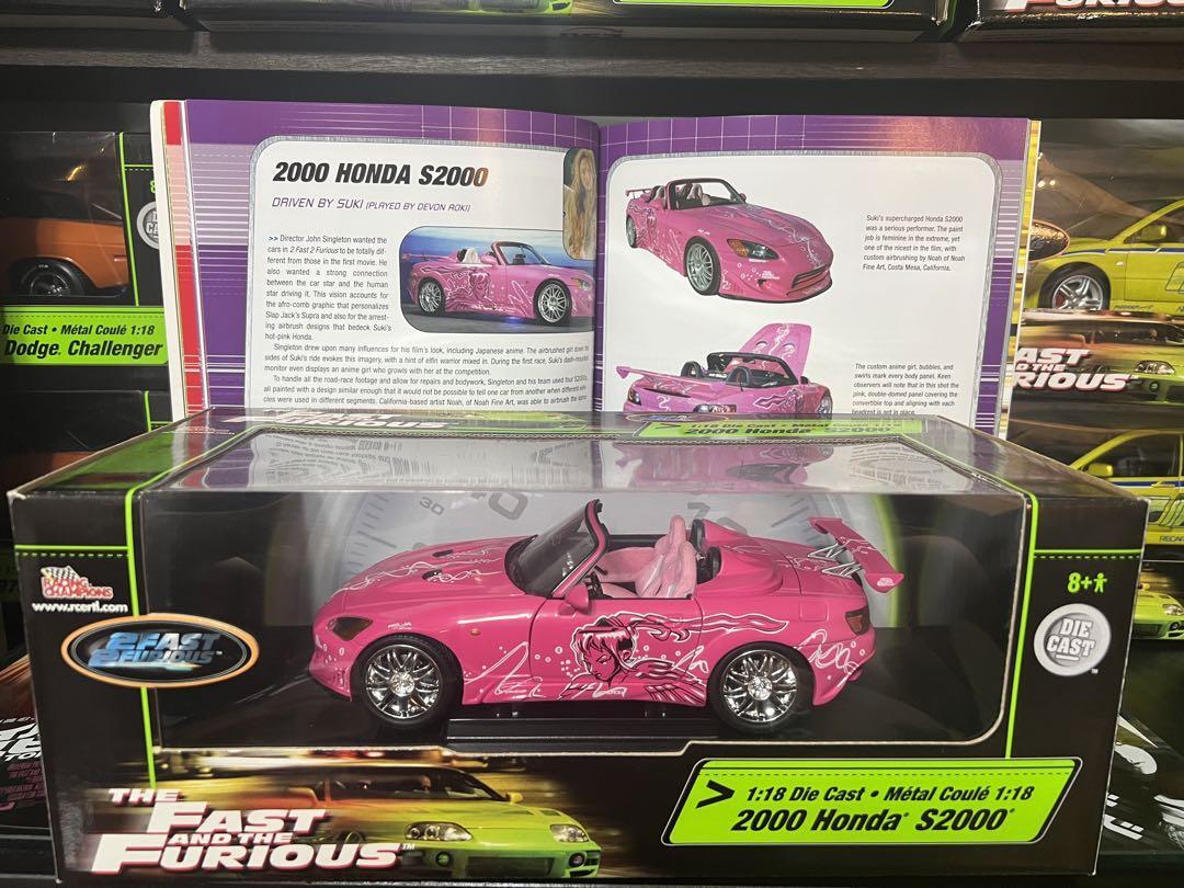 RACING CHAMPION 1/18 FAST & FURIOUS 2000 Honda S2000 Minicar 2FAST