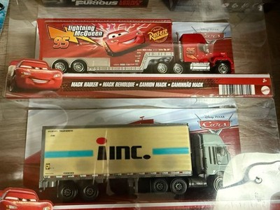 Disney Pixar Cars Chet Boxkaar Hauler & Mcqueen Hauler Mack