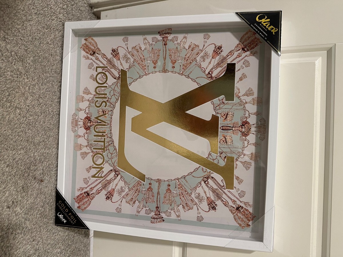 Oliver Gal Louis Vuitton LV Monogram Canvas Fashion Wall Art 16