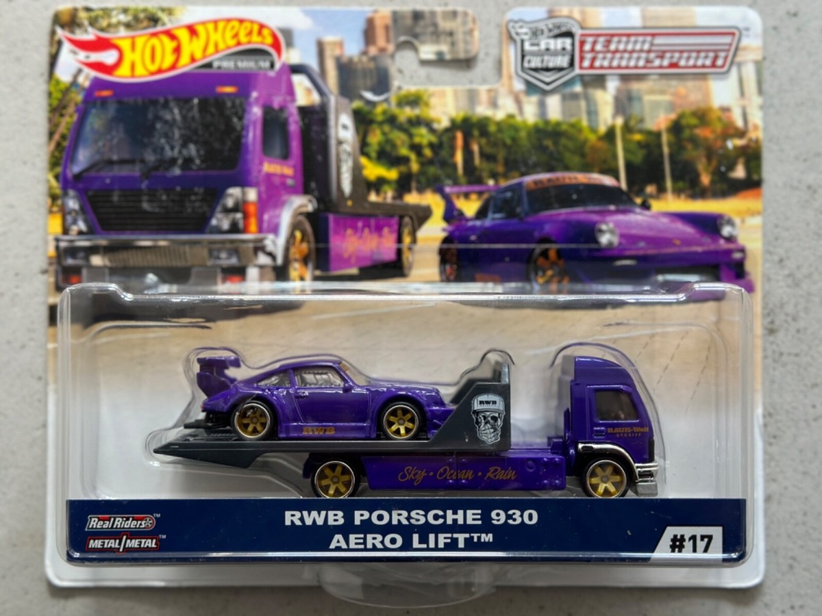 Hot Wheels Premium Team Transport 17 RWB PORSCHE 930 AERO LIFT