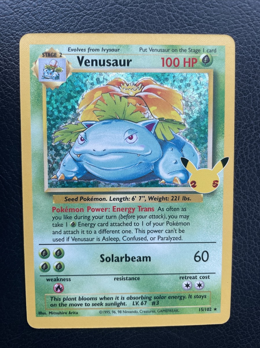 Pokemon Celebrations Venusaur Holo Rare Celebrations 25th