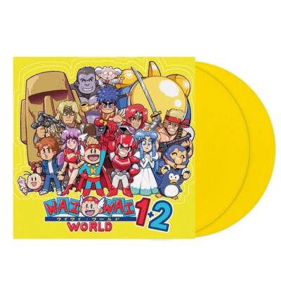 Konami Kukeiha Club Wai Wai World 1+2 Video Game Soundtrack YELLOW