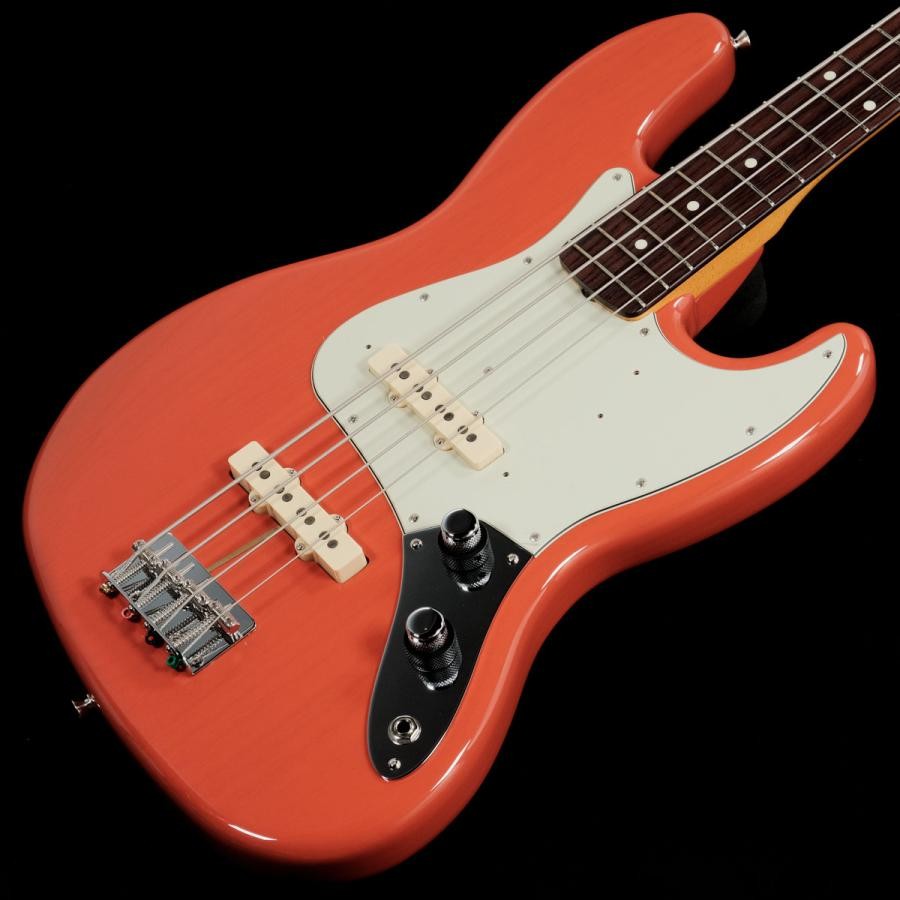 Fender Tomomi Jazz Bass Clear Fiesta SCANDAL with gig bag made in