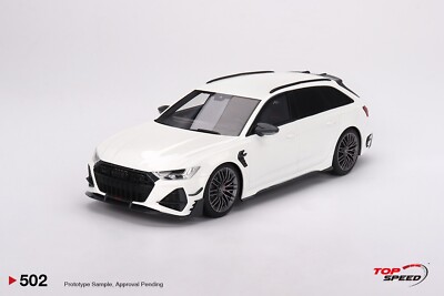 Top Speed 1:18 Audi ABT RS6-R Glacier White Metallic | eBay