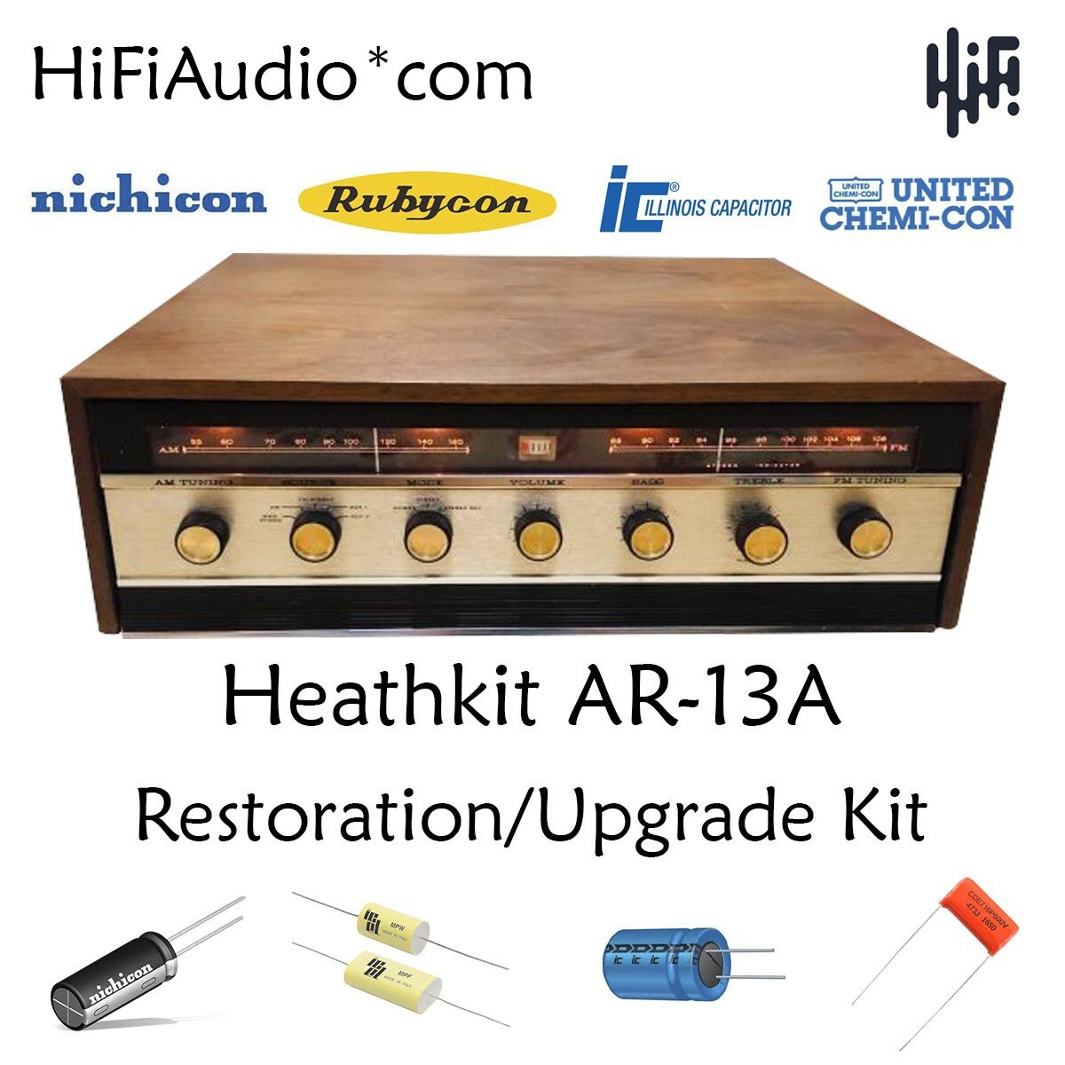 Heathkit AR13A receiver restoration kit upgrade recap filter