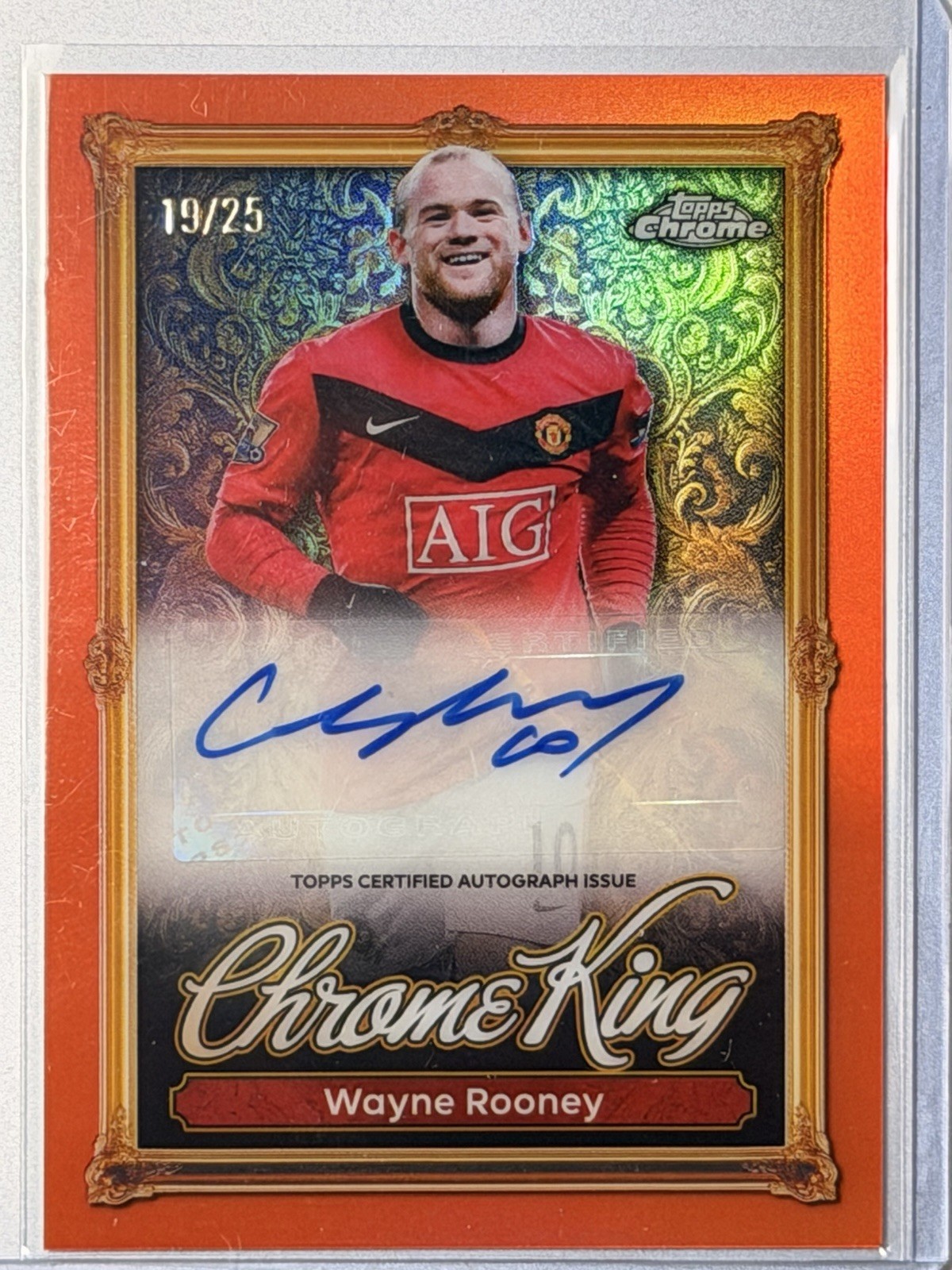 Wayne Rooney 2025 Topps Premier League #413 Pro Precision - Blue