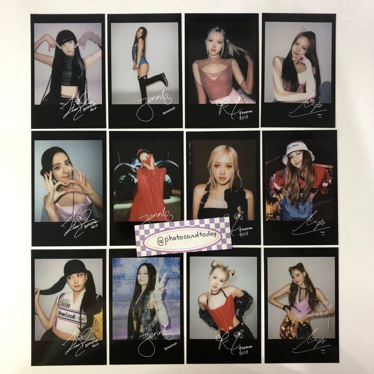 BLACKPINK BORN PINK KTOWN4U LUCKYDRAW POB OFFICIAL PHOTOCARD KPOP