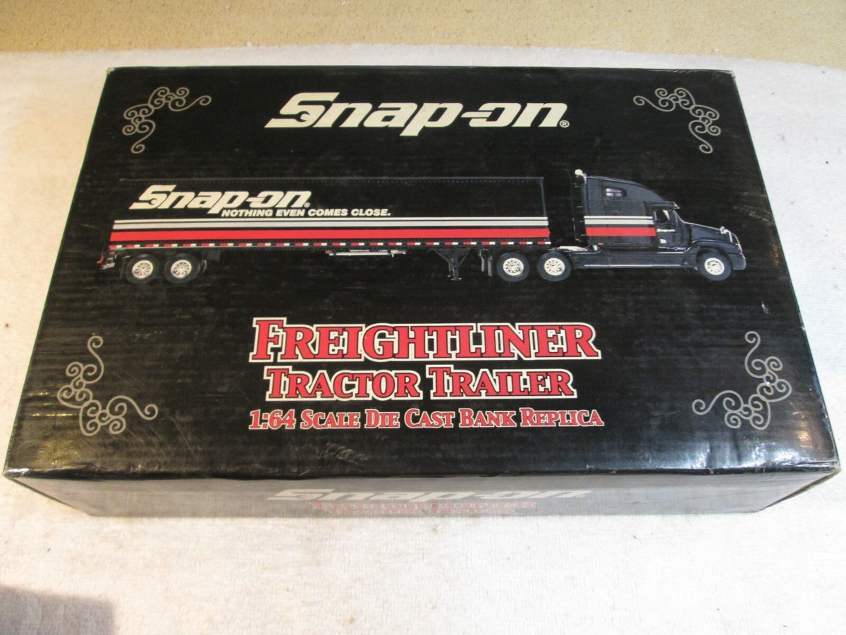 Snap-On Freightliner Tractor Trailer Die Cast Bank Replica. | eBay
