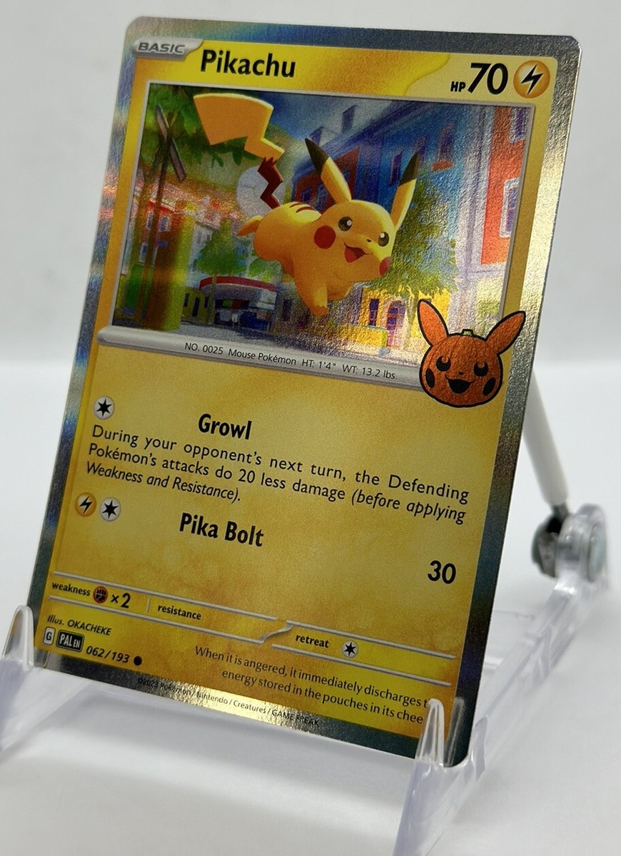PIKACHU 062/193 Pokémon TCG Trick or Trade 2023 with Halloween