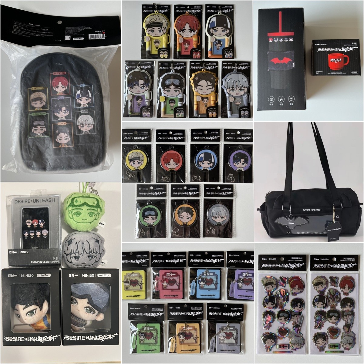 Enhypen x Miniso POP-UP STORE Official MD CHINA LIMITED Character