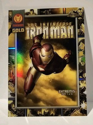 2025 Topps Chrome Marvel Invincible Iron Man Gold Card #IM-7 | eBay