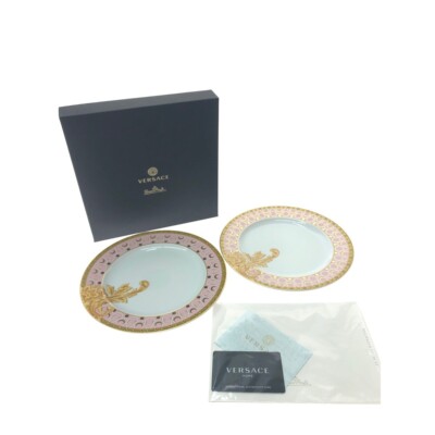 Versace Rosenthal Les Reves Byzantins Plate 22cm Pair Set | eBay