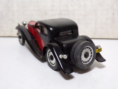 RIO Bugatti T50 1:43 5000cc Modello Scale Model Car Black Red