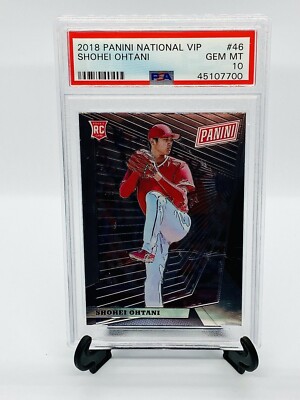 Shohei Ohtani RC PSA 10 POP 1 2018 Rookie Card Panini Graded LA