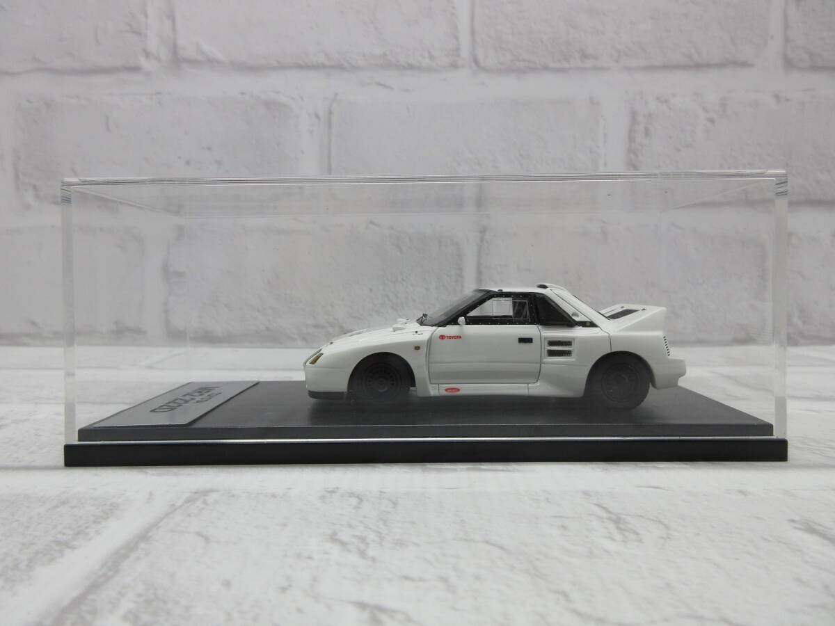 1:43 CM's Corporation Toyota MR2 222D White Model Car 3S-GTE KKK