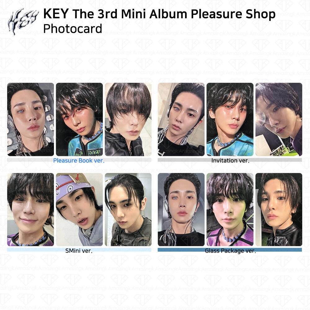 SHINee KEY 3rd Mini Album Pleasure Shop Official Photocard SMini