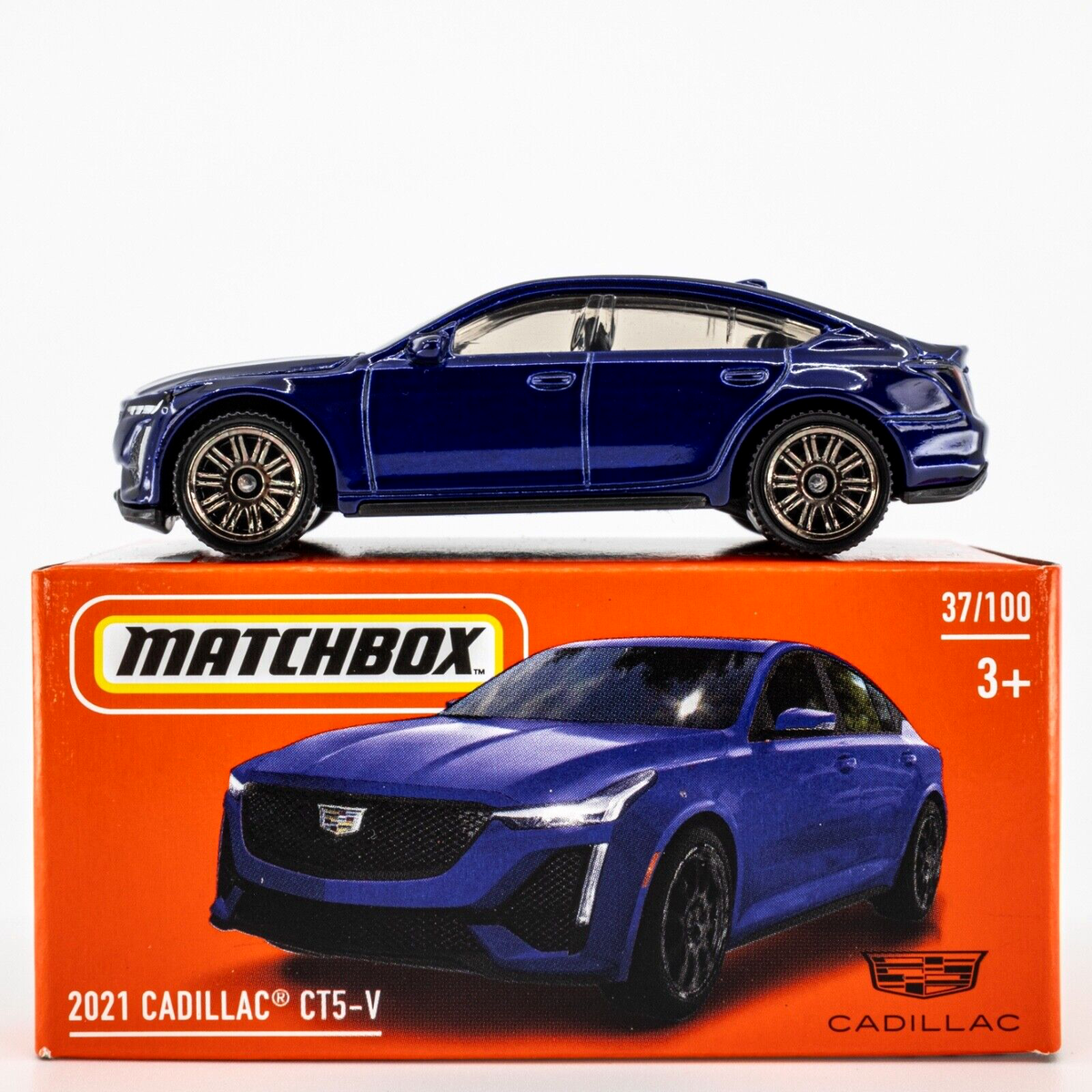 2024 Matchbox Power Grabs #37 2021 Cadillac® CT5-V WAVE METALLIC