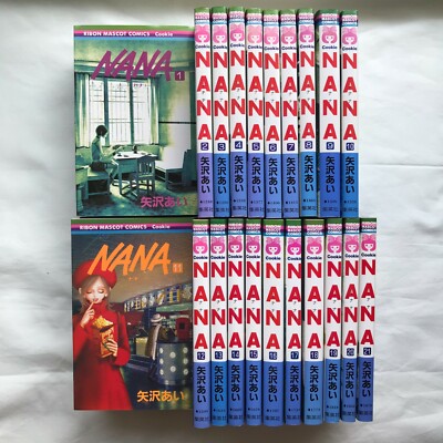 NANA [ in Japanese ] Vol. 1-21 Complete Set Manga Comics Ai Yazawa