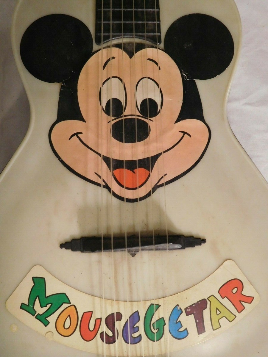 Rare Vintage Mickey Mouse Mousegetar has all strings ~ Guitar | eBay