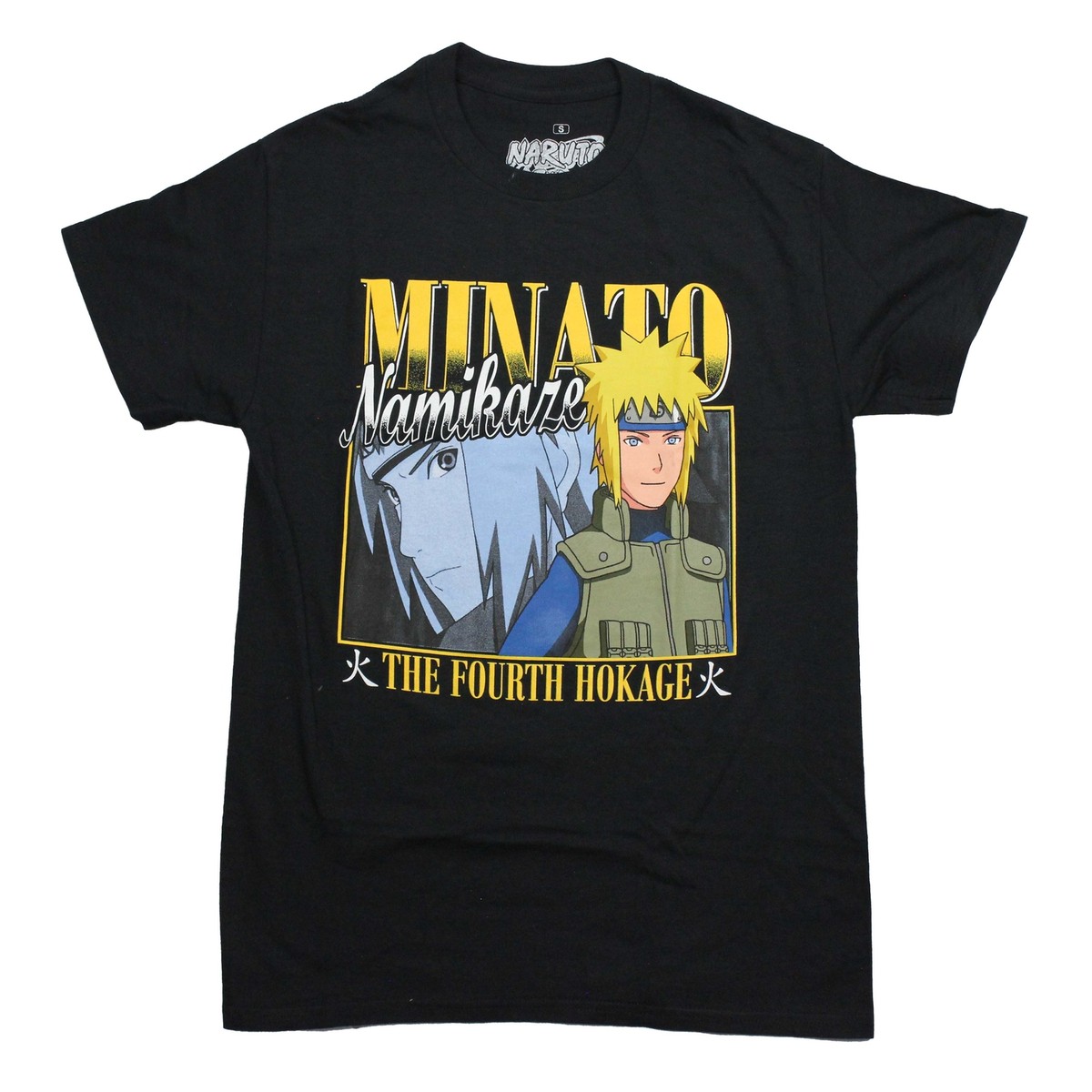 Naruto Shippuden New Adult T-Shirt -Minato Namikaro The Fourth