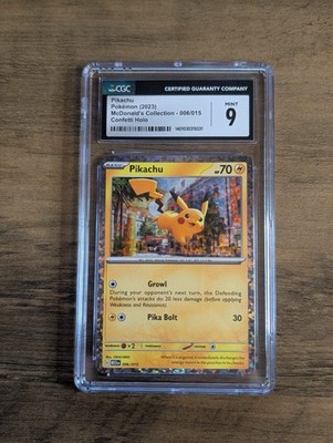 Pikachu 006/015 McDonald's 2023 Holo for sale online | eBay