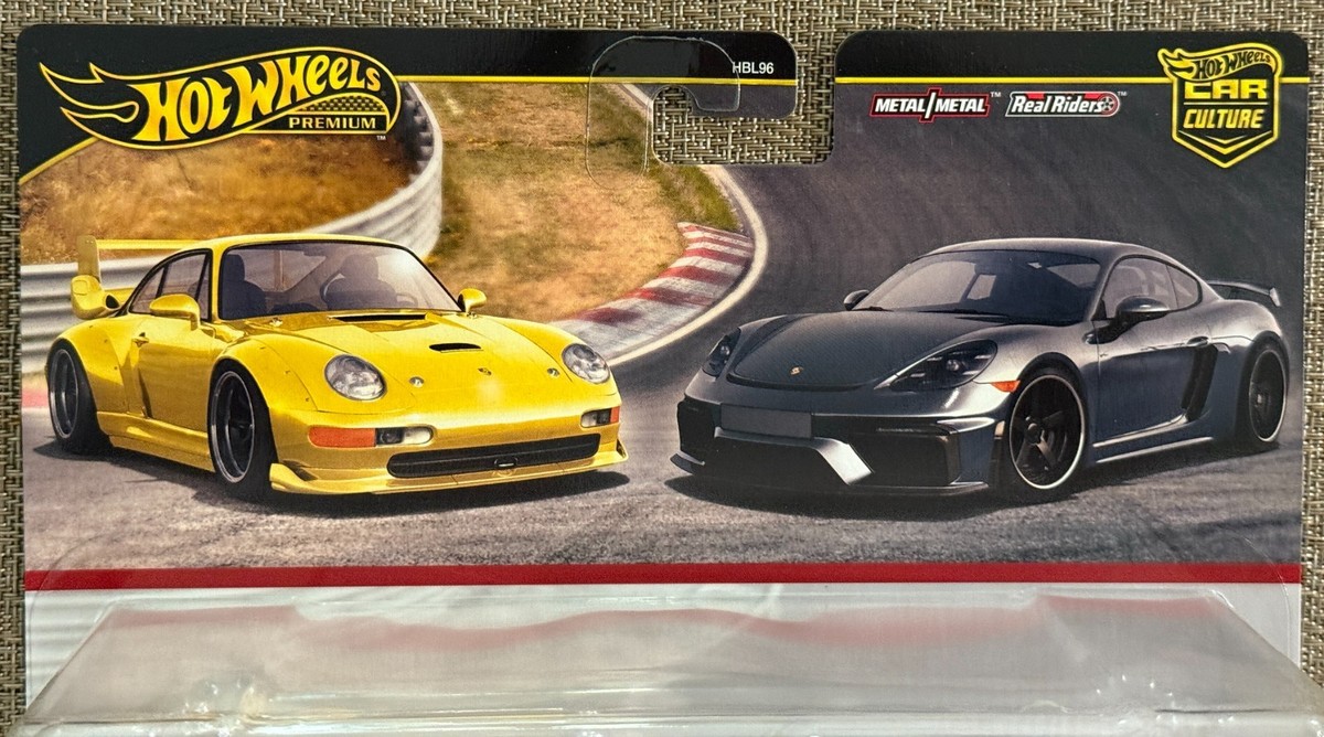 2024 Hot Wheels Car Culture 2-Pack Porsche 993 GT2 & Porsche 718